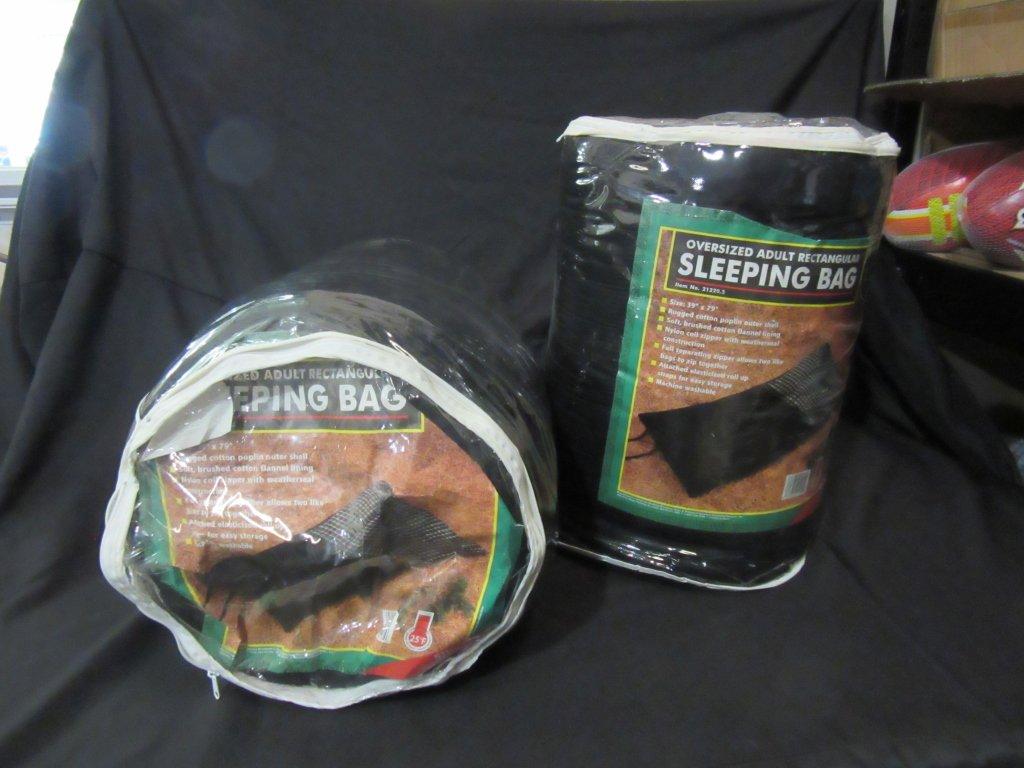 Lot of 2 Adult Sleeping Bags