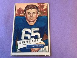 1952 Bowman Football Large #97 JOHN WOZNIAK