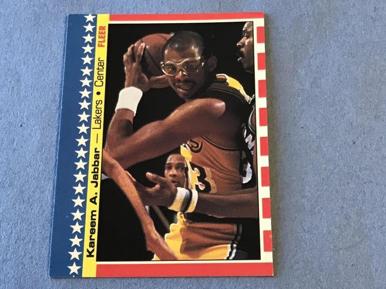 1987-88 Fleer Kareem Abdul Jabbar Sticker #8