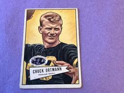 1952 Bowman Football Large #132 CHUCK ORTMANN