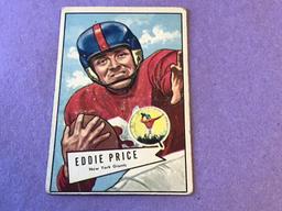 1952 Bowman Football Large #123 EDDIE PRICE