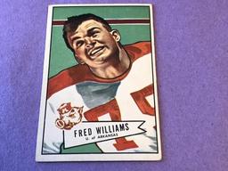 1952 Bowman Football Large #121 FRED WILLIAMS