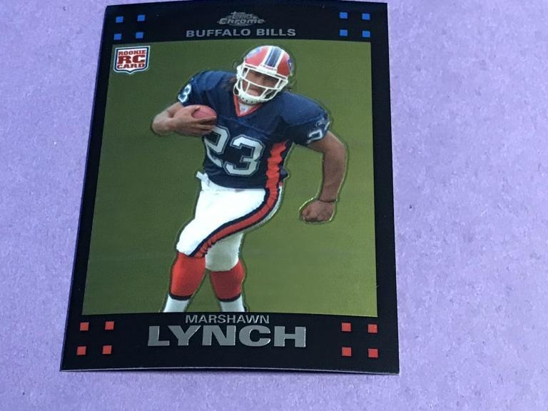 MARSHAWN LYNCH 2007 TOPPS CHROME #TC182 ROOKIE