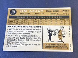 #14 JIM GRANT 1960 Topps Baseball Card