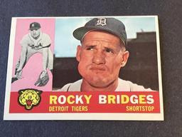 #22 BUTCH BRIDGES 1960 Topps Baseball Card