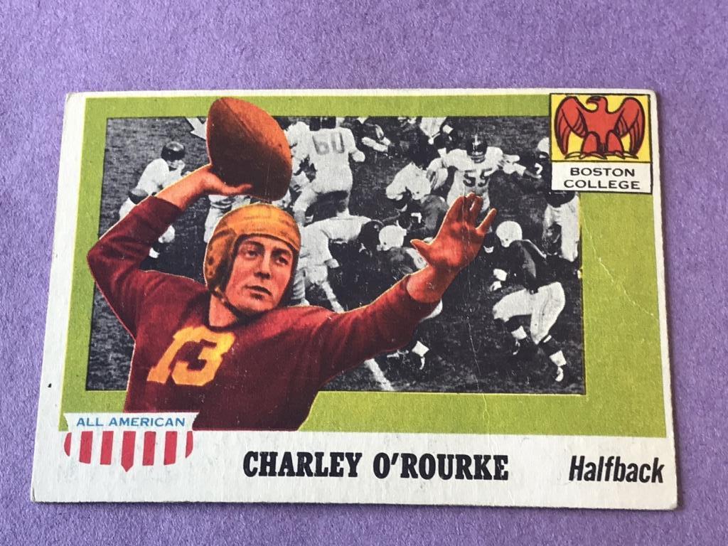 #90 CHARLEY O'ROURKE 1955 Topps All American