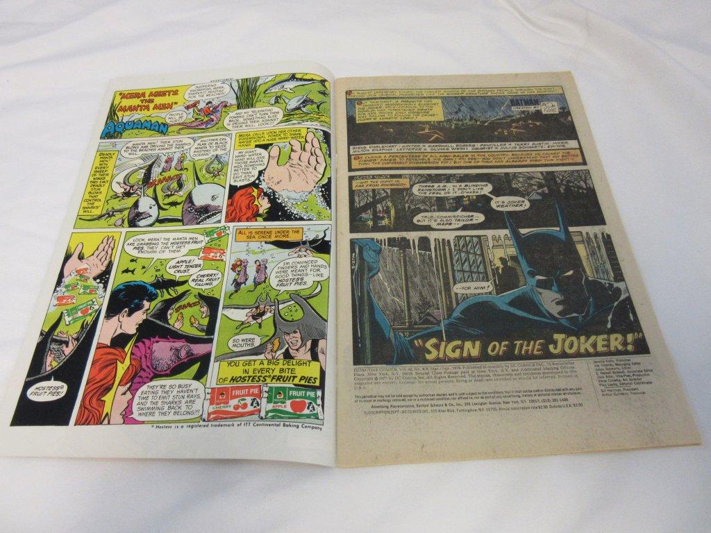 DC Comics Detective 476 Semi Key Issue