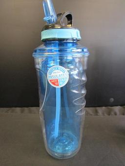 Lot of 4, Plastic Reusable Water Bottles