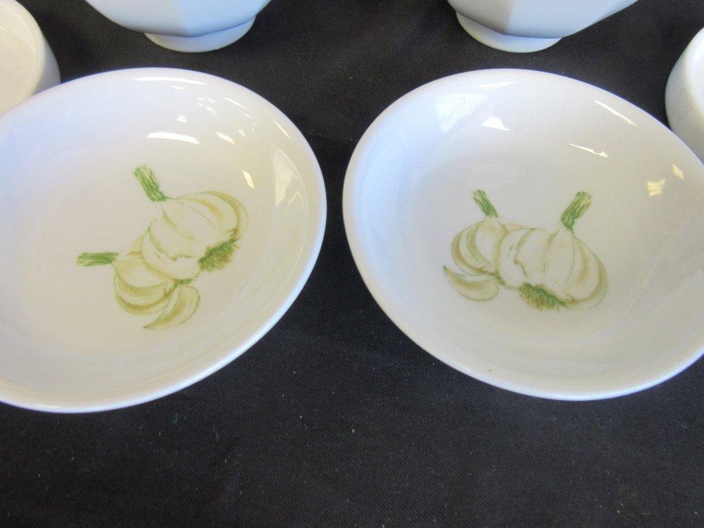 Lot of 10 White Serving Bowls & a Cookie Jar