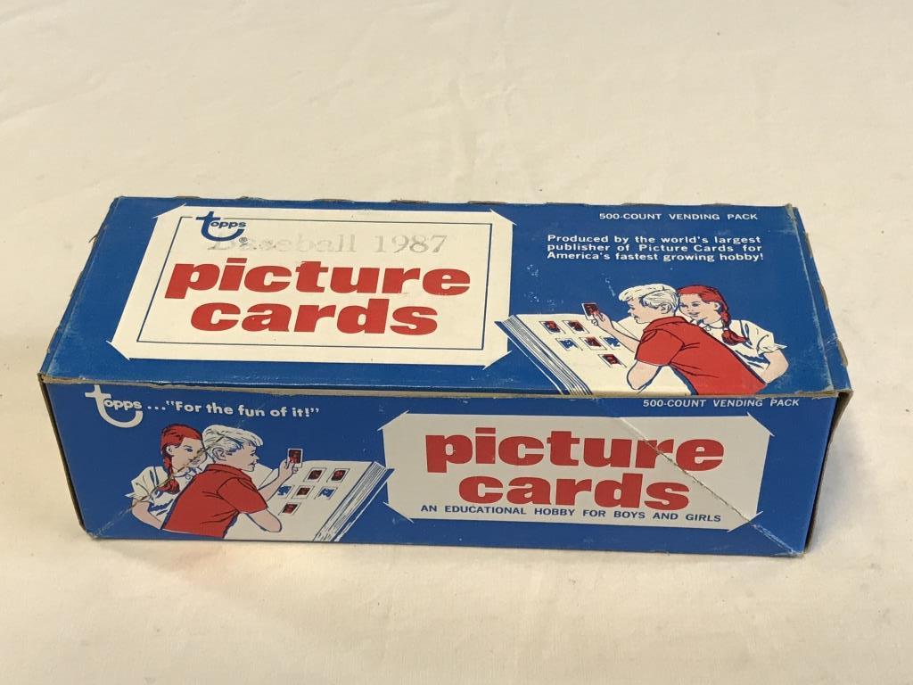 1987 TOPPS BASEBALL  500-COUNT MINT VENDING BOX