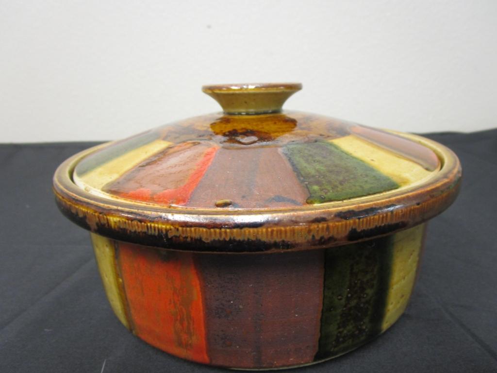 Pottery Dish w/ Lid