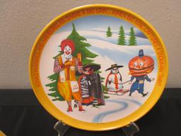 Large Lof of 8 Vintage McDonald Melamine Plates