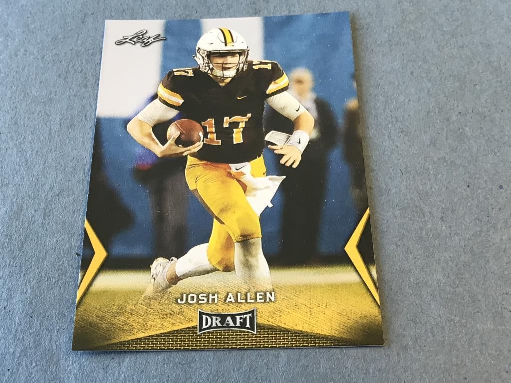 2018 LEAF DRAFT JOSH ALLEN #31 ROOKIE CARD