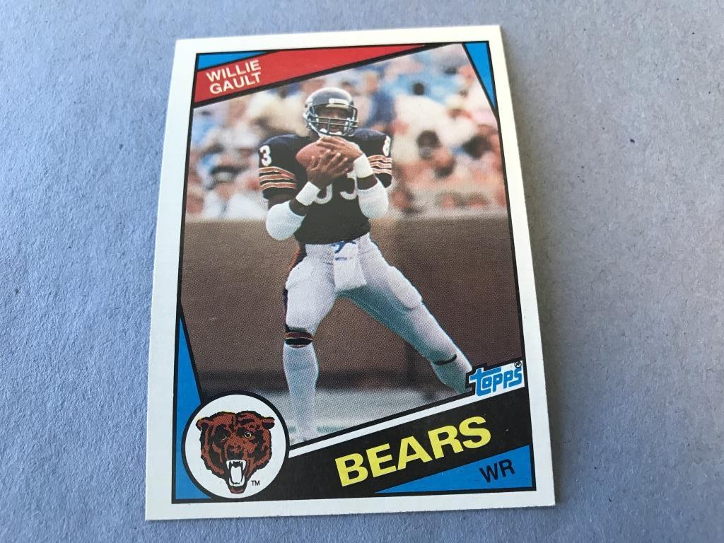 WILLIE GAULT Bears 1984 Topps Football ROOKIE Card