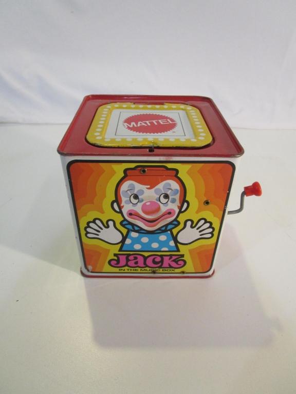 Vintage 1971 Mattel Jack in the Box