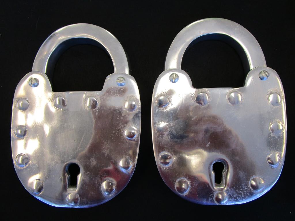 A  Pair of Decorative Padlocks