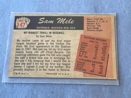 1955 Bowman Baseball SAM MELE Red Sox #147
