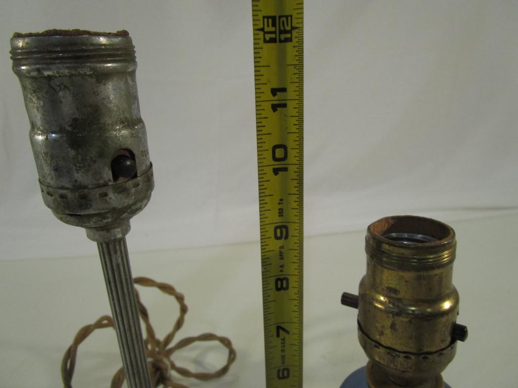 Lot of 2 Vintage Table Lamp Bases