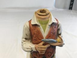 American Porcelain Jim Bowie Decanter