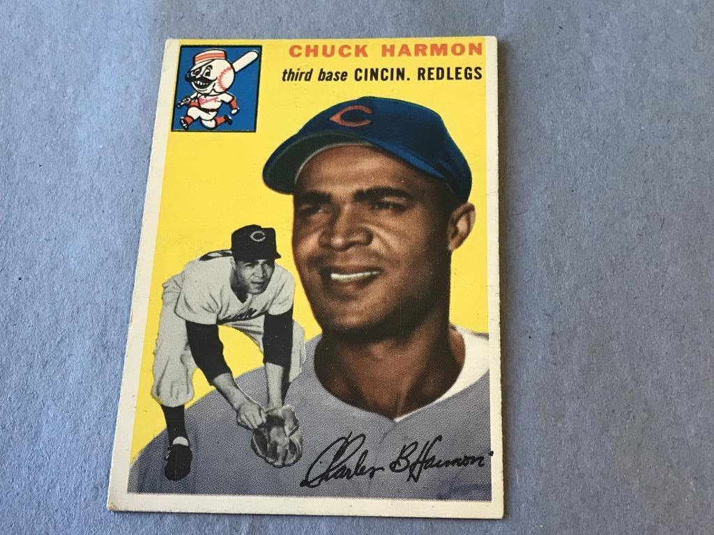 CHUCK HARMON Redlegs 1954 Topps Baseball Card #182