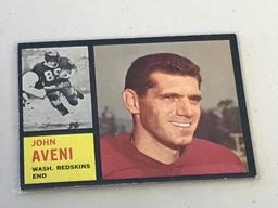 1962 Topps Football JOHN AVENI #171 Redskins