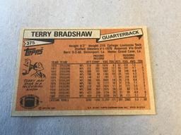 TERRY BRADSHAW Steelers 1981 Topps Football Card