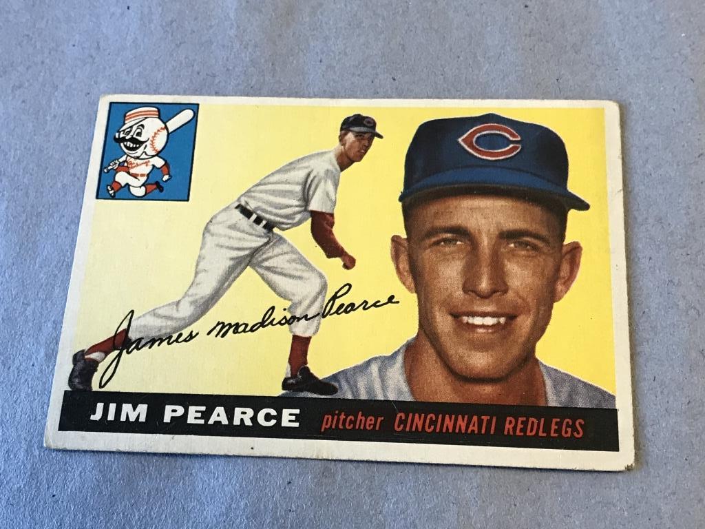 JIM PEARCE Redlegs 1955 Topps Baseball #170