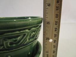 Vintage McCoy Green Planter