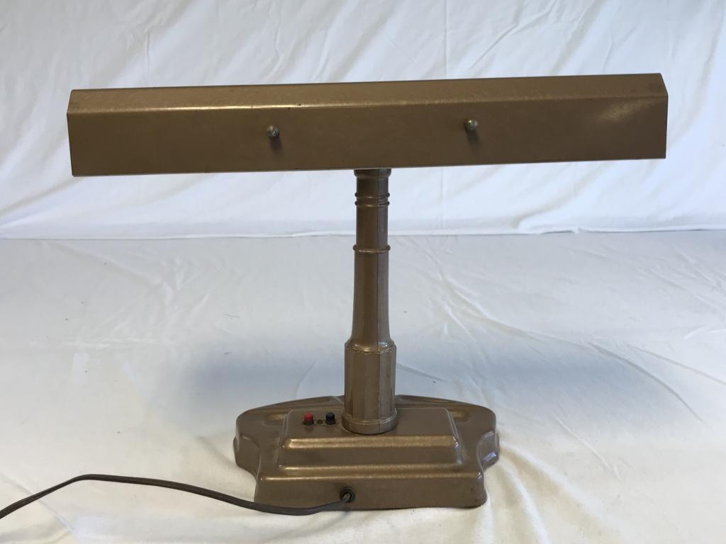 Vintage Art Deco Desk Lamp-Working Condition