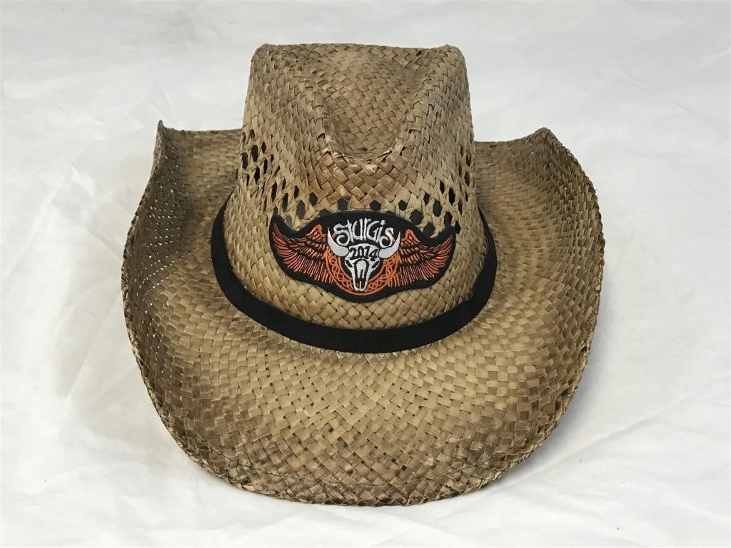 2014 STURGIS Motorcycle Rally Straw Cowboy Hat