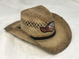 2014 STURGIS Motorcycle Rally Straw Cowboy Hat