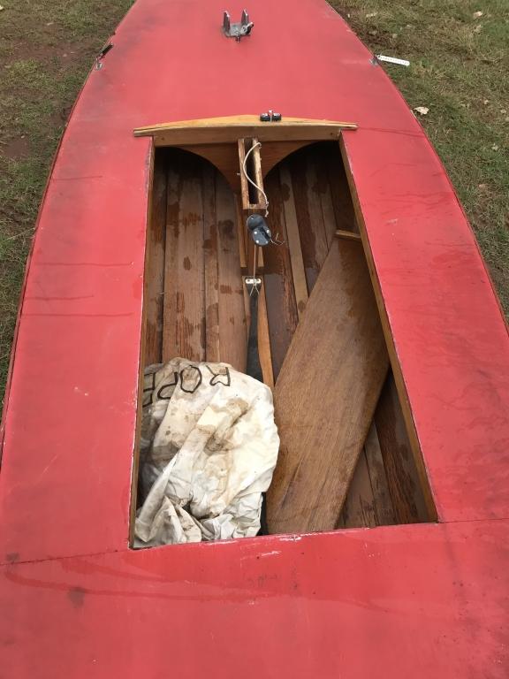 Wooden Sail Boat - Needs some repair and component