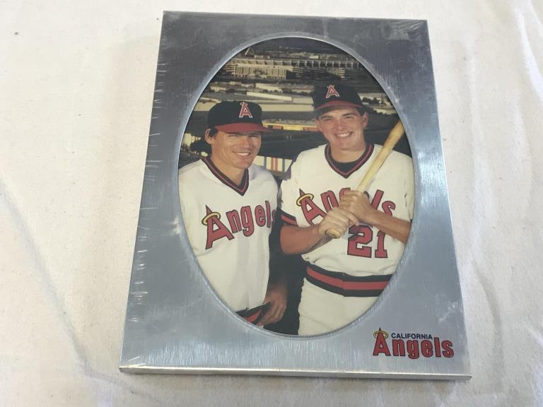 1987 Kirk McCaskill & Wally Joyner Photo ANGELS