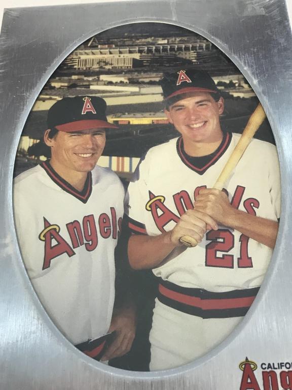 1987 Kirk McCaskill & Wally Joyner Photo ANGELS
