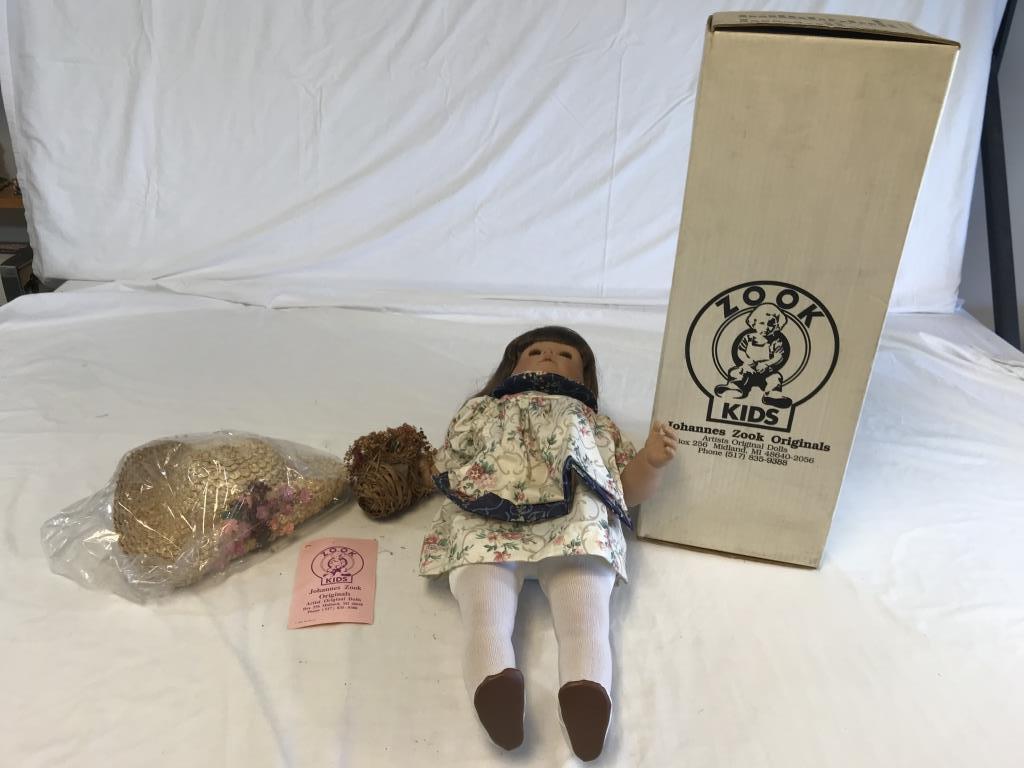 Johannes Zook Originals " Tasha " 23" Doll New