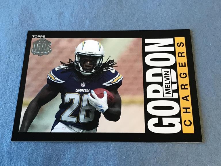 MELVIN GORDON 2015 Topps Throwback Rookie Card