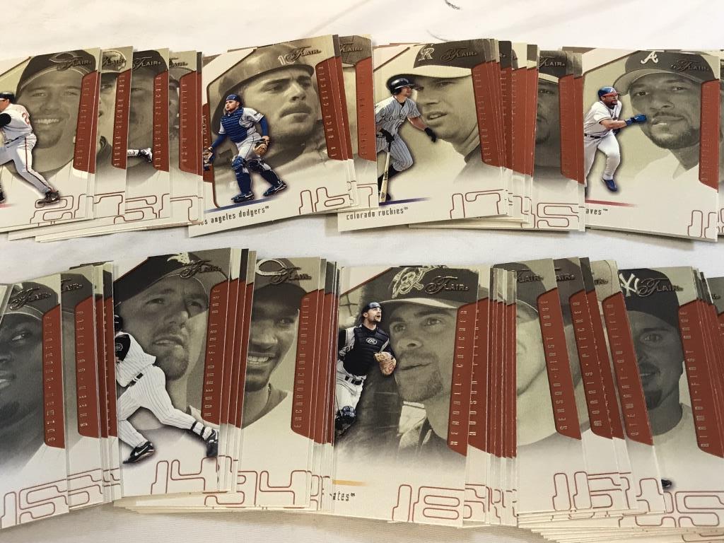 2002 Flair Baseball Set 1-100