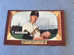 ROGER BOWMAN #115 Pirates 1955 Bowman Baseball