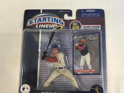 2001 IVAN RODRIGUEZ RANGERS STARTING LINEUP FIGURE