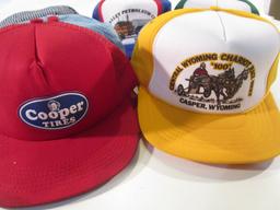 Large Lot of Baseball Caps, Incl. Cooper Tires