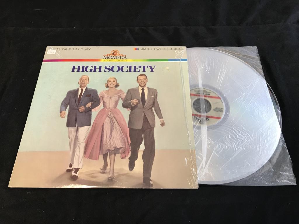 HIGH SOCIETY Bing Crosby Frank Sinatra LASERDISC