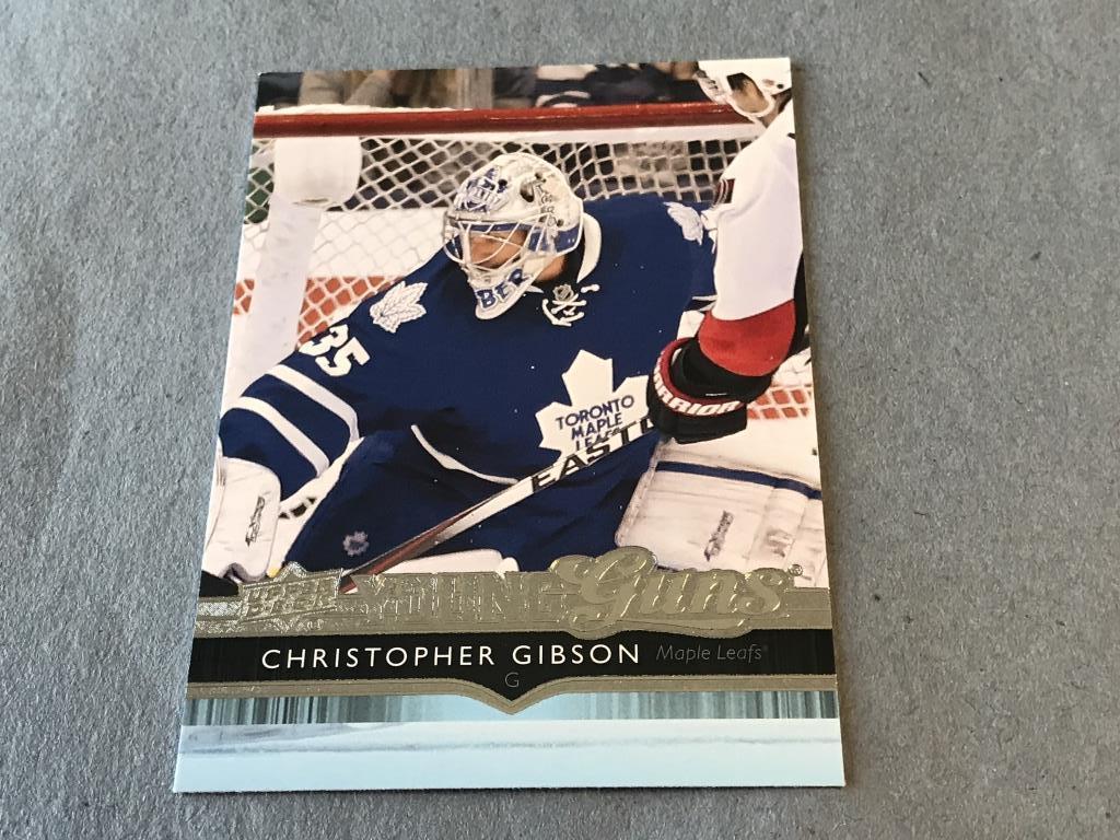 CHRISTOPHER GIBSON 2014 UP Young Guns ROOKIE Card