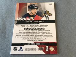 VINCENT TROCHECK 2014 UD SP Game Use Rookie JERSEY