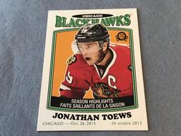 JOHATHAN TOEWS 2016  O-Pee-Chee Retro SP