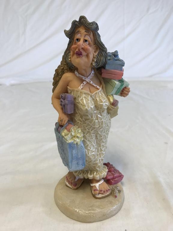 Guardian Grannies FLO RAZ Figurine Still Shopping