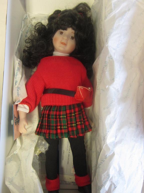 Marian Yu Designs Porcelain “Bobbi” Doll NEW