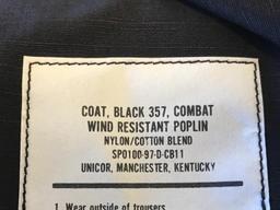 US Military BDU 4 Pocket Black Combat Field Jacket