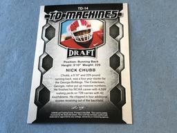 NICK CHUBB 2018 Leaf Draft TD Machines ROOKIE Card