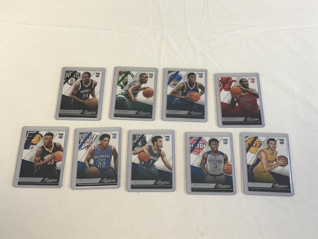 2015-16 Prestige Basketball ROOKIE CARDS Lot of 9