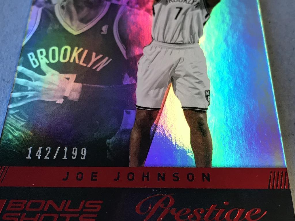 JOE JOHNSON 2014 Prestige Bonus Shots RED 142/199